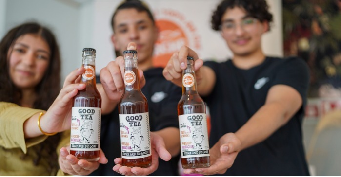 “Good Tea”: Kids from Die Arche Frankfurt launch their own i