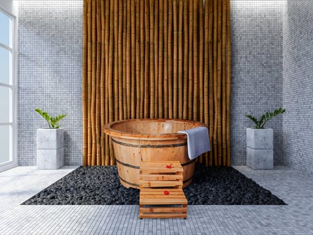 Baignoire japonaise artisanale "fait main"