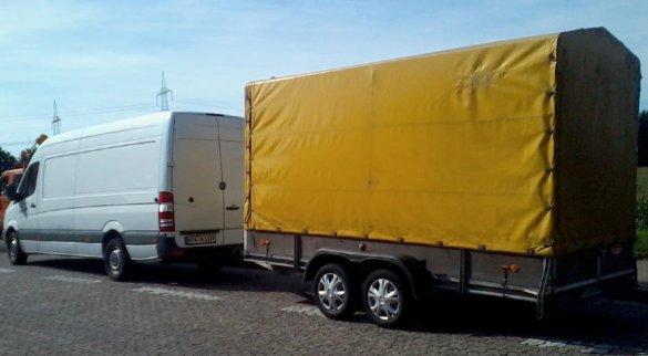 Transporter mit Fahrer