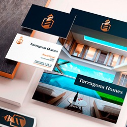 TarragonaHomes.com impresión papelería corporativa de lujo